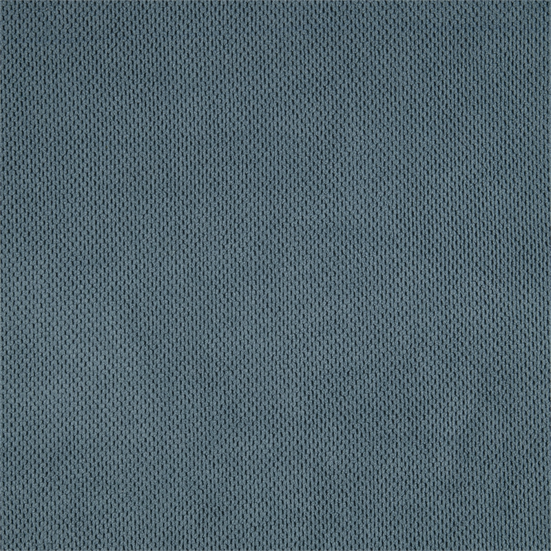 Pemberly Row Contemporary Chenille Accent Chair in Blue Finish