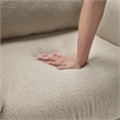 Pemberly Row Contemporary Boucle Accent Chair in Taupe Finish