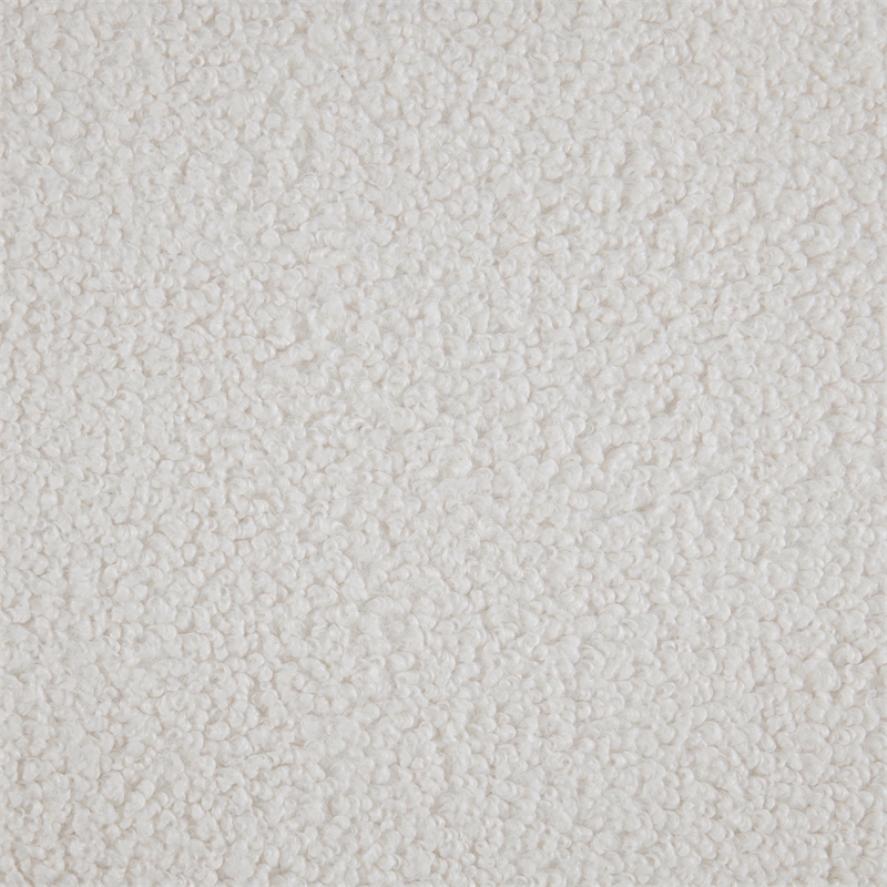 Pemberly Row Contemporary Boucle Accent Chair in Beige Finish