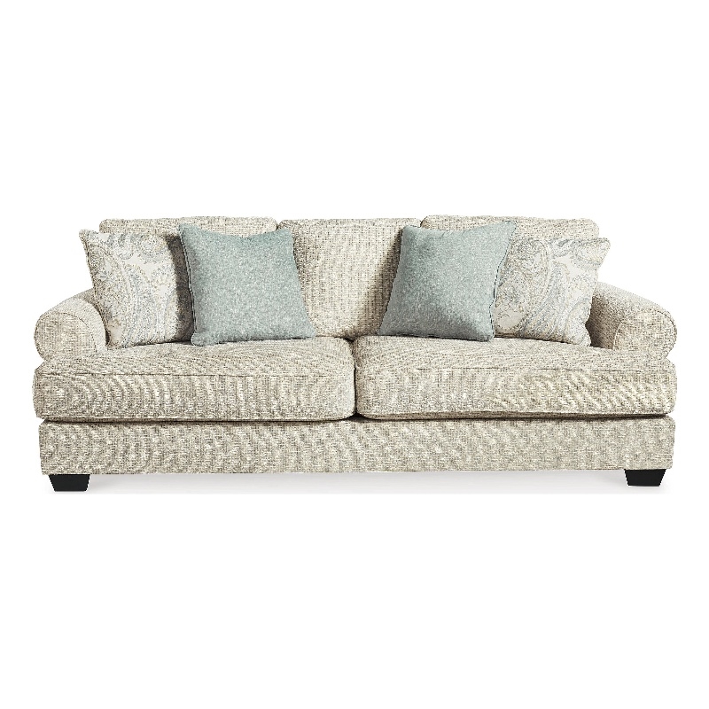 Pemberly Row Set of 3 Polyester Sofa & Loveseat & Armchair in Beige