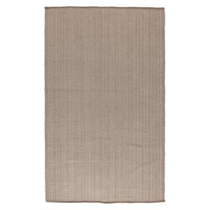 Pemberly Row 60x96&quot Indoor/Outdoor Fabric Accent Rug in Sand Beige