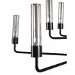 Pemberly Row 10-light Traditional Iron and Glass Chandelier in Black