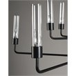 Pemberly Row 10-light Traditional Iron and Glass Chandelier in Black