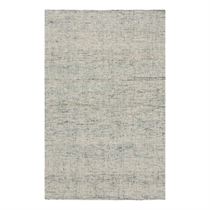 Pemberly Row 96 x 120&quot Heathered Effect Jute & Wool Area Rug in Sage Green