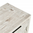 Pemberly Row Reclaimed Pine Wood Sideboard - Six-Door in Vintage White
