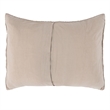 Pemberly Row Transitional Natural Cotton Linen Standard Sham