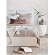 Pemberly Row Transitional Natural Cotton Linen Standard Sham
