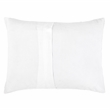 Pemberly Row Transitional Cotton Linen Blend White Standard Sham