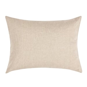Pemberly Row Transitional Fabric Linen Cashmere Standard Beige Sham