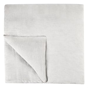 Pemberly Row Transitional Linen Cashmere Fabric King White Duvet