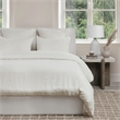 Pemberly Row Transitional Cotton Linen Blend Ivory Standard Sham