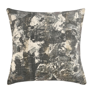 Pemberly Row Transitional 22&quot Cotton Blend Throw Pillow in Gray
