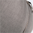 Pemberly Row Beige Teardrop Polyester Blend Fabric Lounge Chair