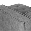 Pemberly Row Two-Piece Gray Fabric Upholstery Sectional Sofa