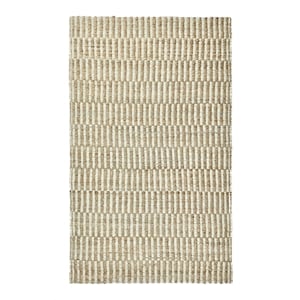 Pemberly Row 5'x8' Jute Handwoven Sustainable Ivory Accent Area Rug