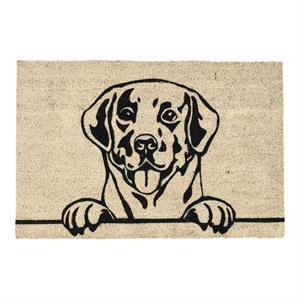 Pemberly Row Good Dog 24&quotx36&quot Doormat Coir Fabric Front & PVC Backing