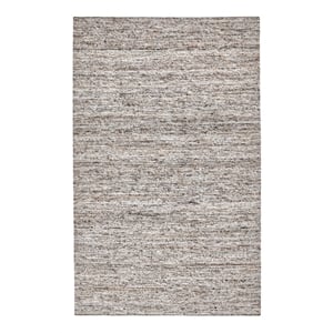 Pemberly Row 8x10 Handwoven Performance Brown Fabric Area Accent Rug