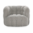 Pemberly Row Swivel Accent Chair Viscose Polyester Heathered Gray