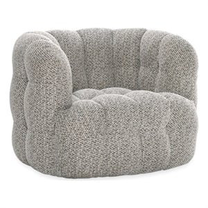 Pemberly Row Swivel Accent Chair Viscose Polyester Heathered Gray