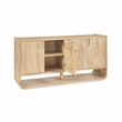 Pemberly Row Transitional Mango Wood Sideboard Buffet Natural