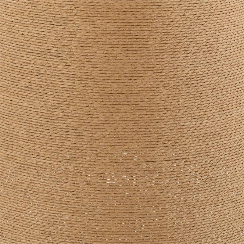 Pemberly Row Traditional Natural Finish Rattan Pendant Light