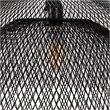 Pemberly Row Modern Transitional Black Finish Iron Medium Pendant