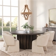 Pemberly Row Traditional Natural Rattan Large Gold Pendant Light