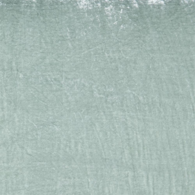 Pemberly Row 22x22 Silk Blend Fabric Throw Pillow in Pale Aqua