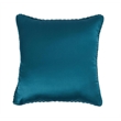Pemberly Row Transitional 22x22 Woven Fabric Throw Pillow in Ocean Blue