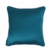 Pemberly Row Transitional 22x22 Woven Fabric Throw Pillow in Ocean Blue