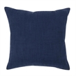 Pemberly Row Modern Transitional 20x20 Fabric Throw Pillow in Blue