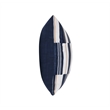 Pemberly Row Modern Transitional 20x20 Fabric Throw Pillow in Blue