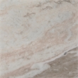 Pemberly Row Transitional Marble Round Coffee Table in Gray Finish