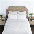 Pemberly Row Contemporary Lana Cotton Standard Sham in Ivory