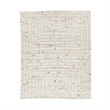Pemberly Row 8'x10' Handwoven Wool Blend Accent Area Rug in Ivory