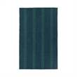 Pemberly Row 5x8 Handwoven Performance Stripe Deep Blue Area Rug