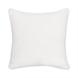 Pemberly Row Transitional Linen Fabric Throw Pillow in Ivory
