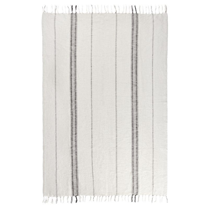Pemberly Row Cotton Linen Throw Blanket 50