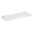 Pemberly Row Modern 7-Piece Full Baby Wood Crib Set in White