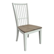 Pemberly Row Set of 7 Rectangular Wood Dining Table & Spindle Back Dining Chairs