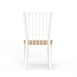 Pemberly Row Set of 7 Rectangular Wood Dining Table & Spindle Back Dining Chairs