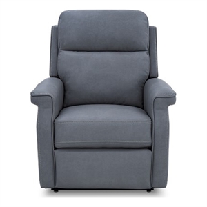 Pemberly Row Fabric Power Lift Recliner with 2 Zone Heat in Cappriccio Slate
