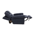 Pemberly Row Fabric Power Lift Recliner with 3 Zone Heat in Canyon Ocean