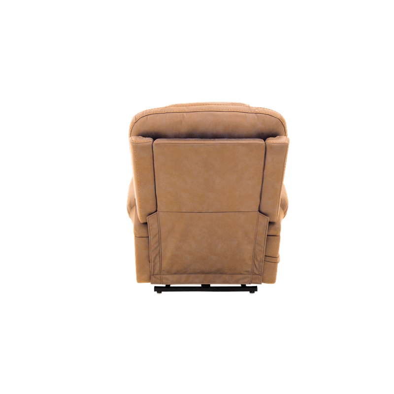 Pemberly Row Fabric Power Lift Recliner with 3 Zone Heat in Canyon Silt