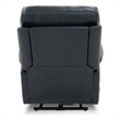 Pemberly Row Leather Power Lift Recliner with 3 Zone Heat in Sorrento Ocean