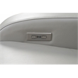 Pemberly Row Top-grain Leather Power Recliner in Bentley Dove