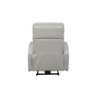 Pemberly Row Top-grain Leather Power Recliner in Bentley Dove