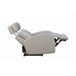 Pemberly Row Top-grain Leather Power Recliner in Bentley Dove