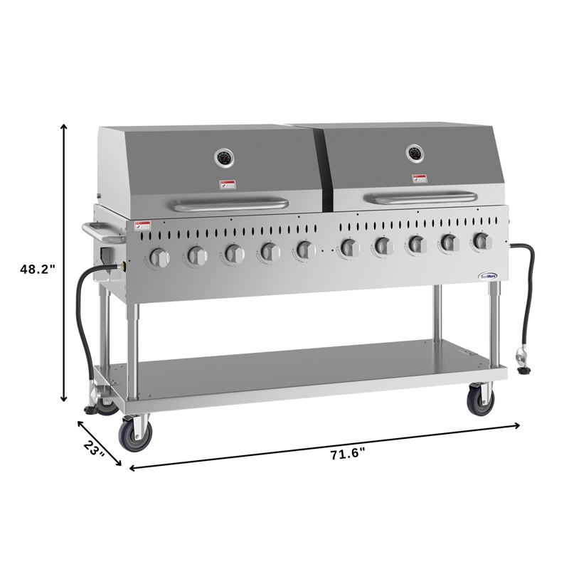 Pemberly Row Steel 72