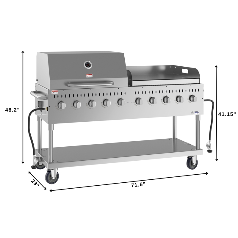 Pemberly Row Steel 72